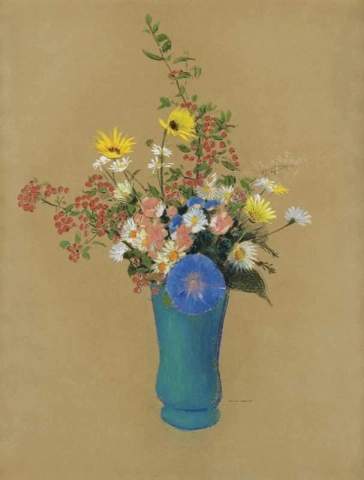 Boeket bloemen ca. 1912-1916