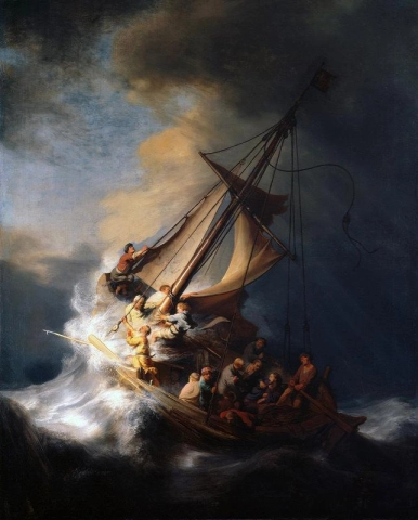 La tempesta sul Mar di Galilea
