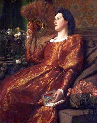 夏洛特·伊丽莎白·富勒-梅特兰，来自博威克霍尔，约 1886 年