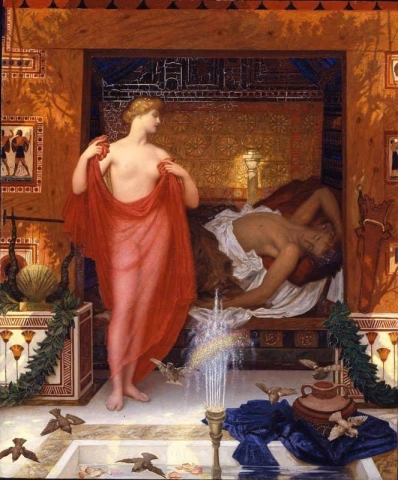 Hera in het huis van Hephaistos 1902