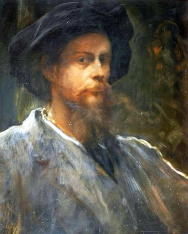 Auto-retrato com chapéu de feltro