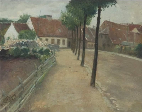 Una strada del villaggio 1905