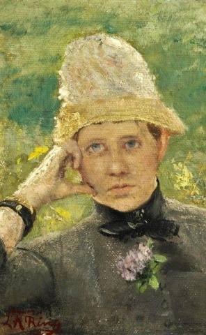 Retrato de Johanne Wilde 1890