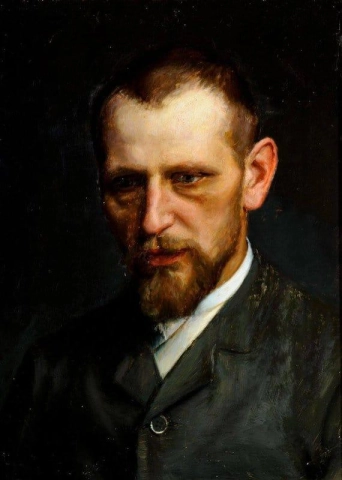 Porträtt av målaren Laurits Andersen Ring 1898
