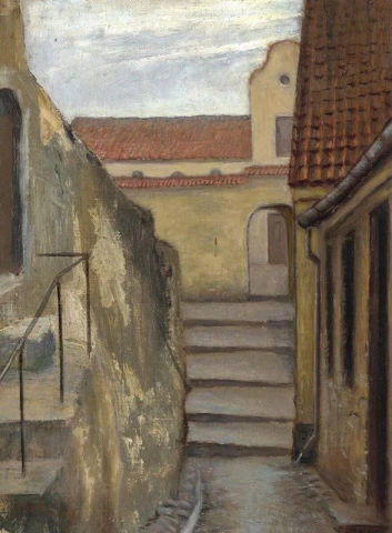 Village Street. Study 1900
