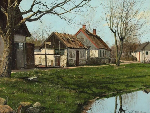 Vista del villaggio da Thorkildstrup