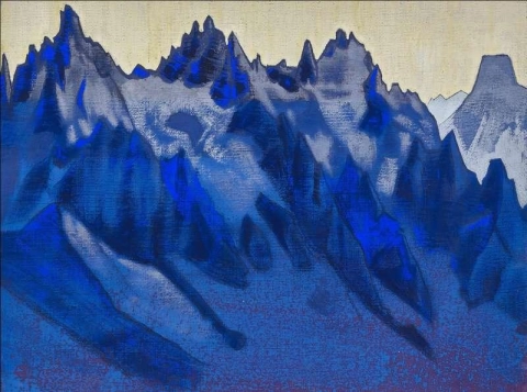 Montagne per dipingere Shambhala 1928-29