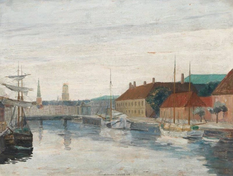 Landskap från Frederiksholms kanal