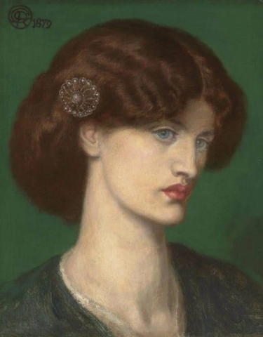 简·莫里斯肖像 1879