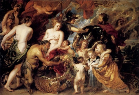 Allegory of peace and war