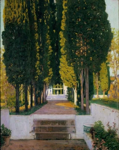 ヘネラリフェの庭園 1895