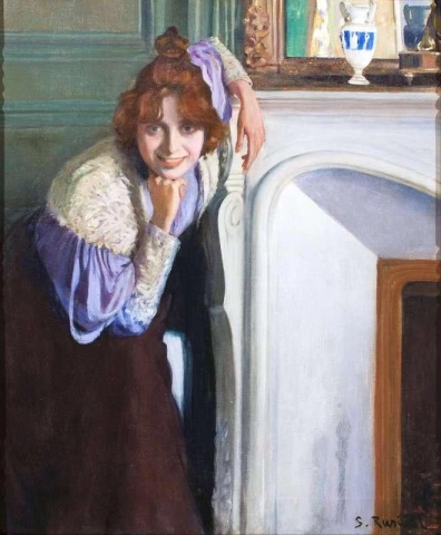 Naurava tyttö Paris 1894