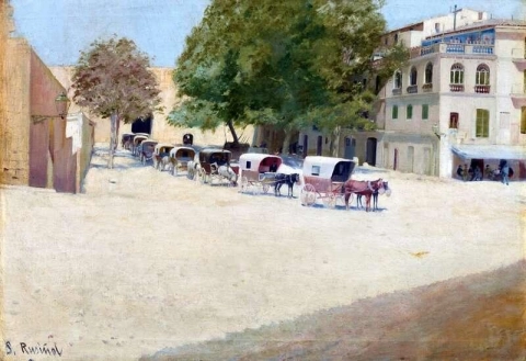 Paseo de Mallorca ca 1893
