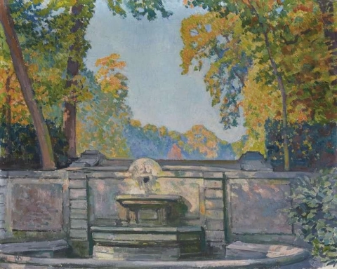喷泉，约 1922 年
