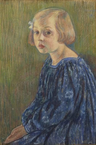 Portrait Of Elisabeth Van Rysselberghe 1896