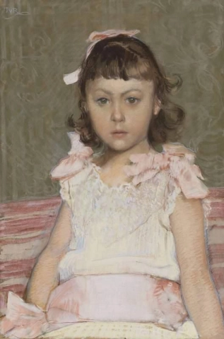 Portrett av liten jente