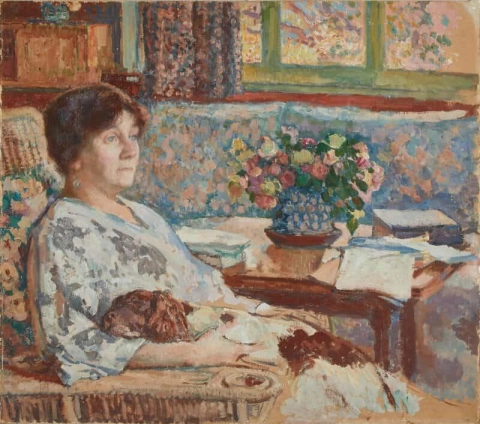 Portrett av Laure Fle ca. 1900-05