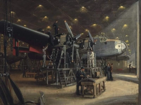 Halifaxin pommikoneen rakentaminen 1943