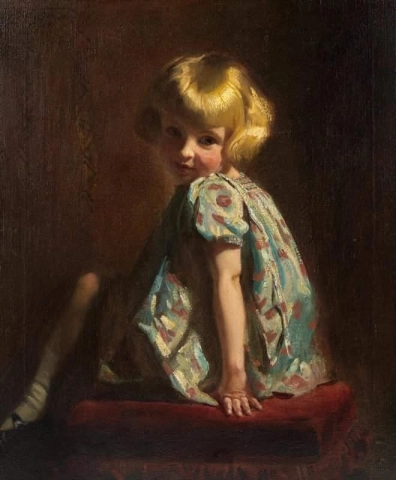 ウィリアム・リード・ディックの娘メアリー・エリザベス・リード・ディックの肖像 1925年