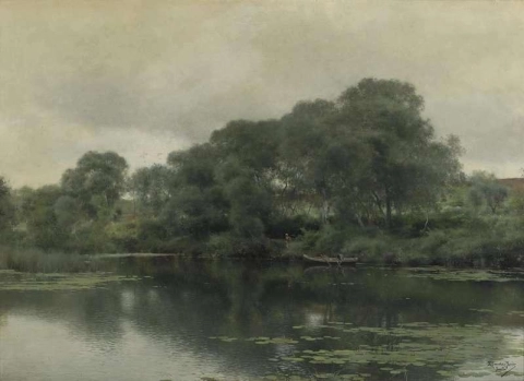 Stillness On A Lily Pond