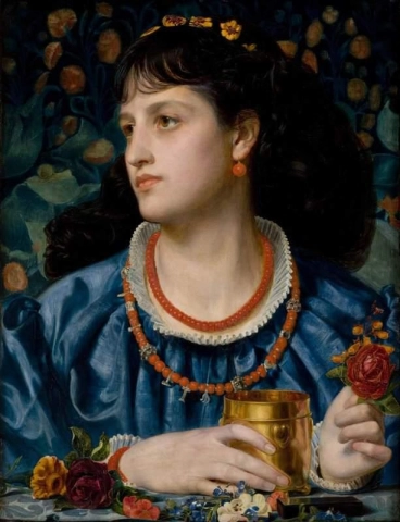 Isolda con la poción de amor 1870