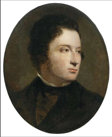 艺术家父亲安东尼·桑迪斯的肖像 1849 年
