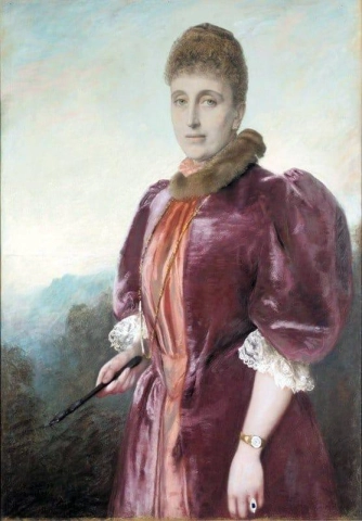 Portrett av Eleanor Petre ca. 1880
