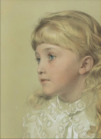 Portret van mei Gillilan 1882
