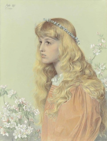 Портрет мисс Адель Дональдсон 1897 г.