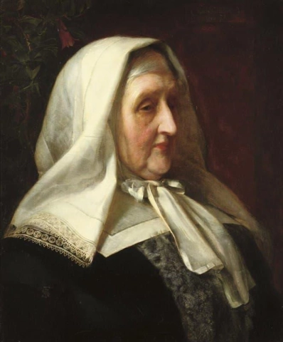 Portrait Of Mrs Elizabeth Clabburn