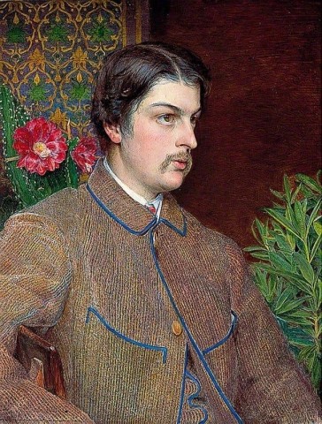 菲利普·贝丁菲尔德 (Philip Bedingfeld) Ll.d Jp 的肖像 1860 年