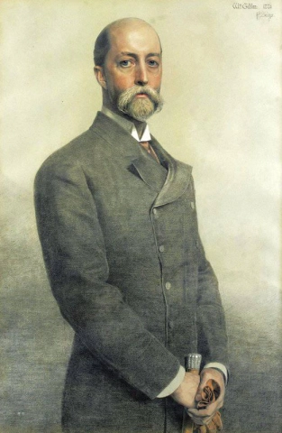 Portret van William Gillilan 1886
