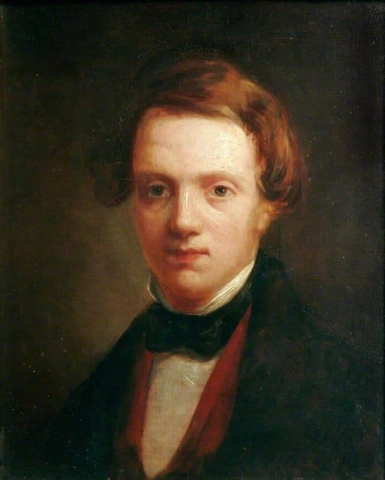 Zelfportret toen hij 19 jaar oud was, 1848