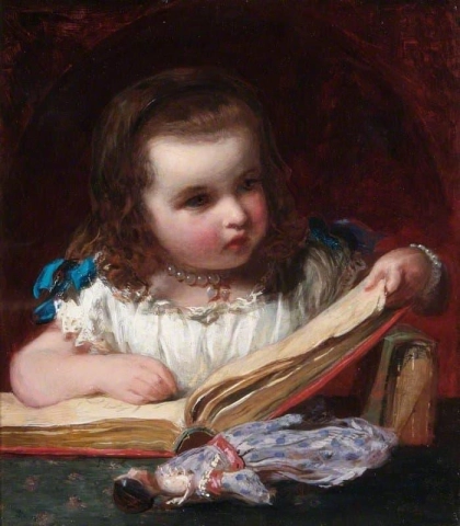Uma garota lendo