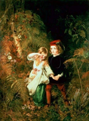 树林里的孩子 1854