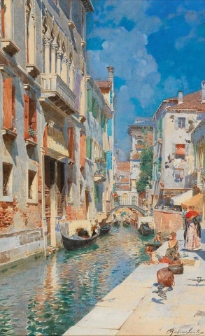 En el canal veneciano