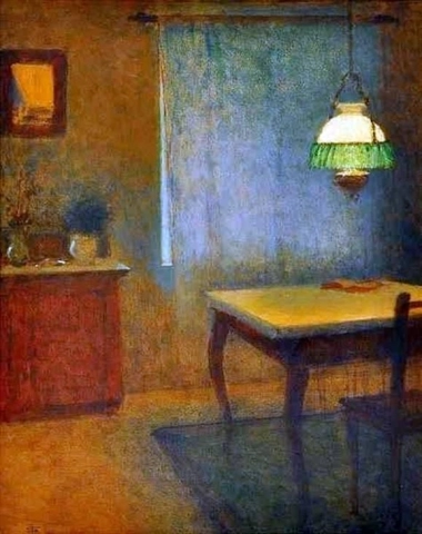 Interior With Lamp