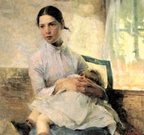Das Kindermädchen 1889