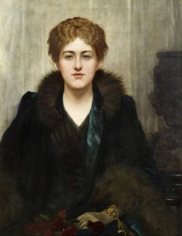 Portret van Julia Margaret
