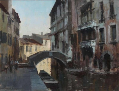 Kanal auf der Guidecca Venedig