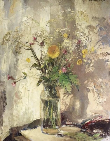Wilde Blumen, In, A, Glas, Jar