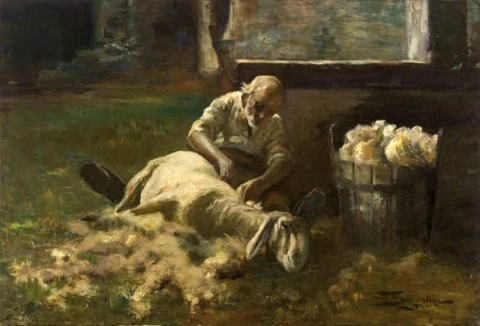 羊の毛刈り屋