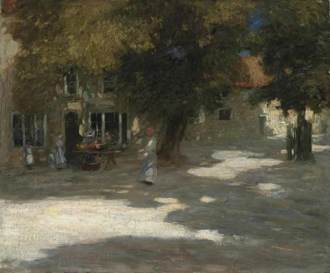 Una piazza soleggiata 1904