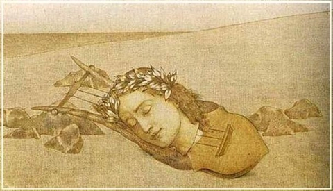 Этюд «Лира Орфея», около 1898 г.