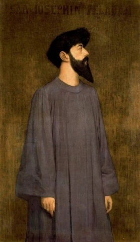 Porträt von Sar Peladan 1892