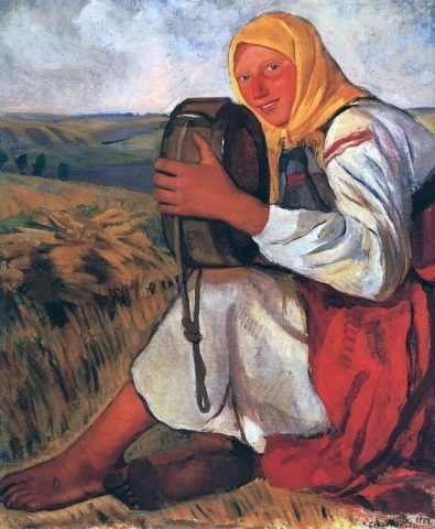 Peasant With A Vessel Of Kvass