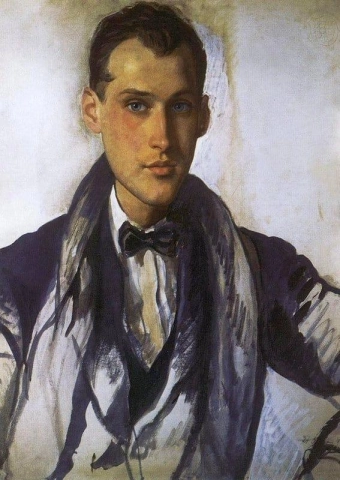 Portret van Sergej Rostislavovitsj Ernst