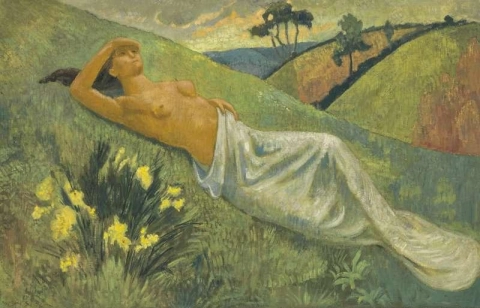 休息的女武神 1906