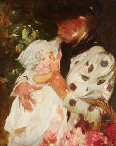 The Flower Girl 1900
