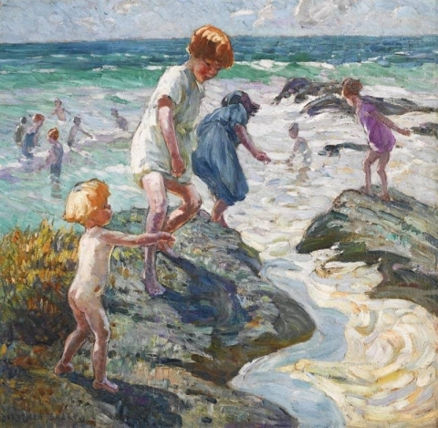 Children On The Rocks
